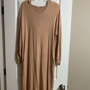 LUSH relaxed fit midi dress